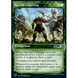 Magic löskort: Core Set 2021: Garruk's Uprising (alternative art) (Foil)