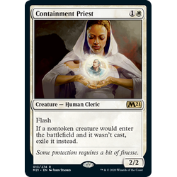 Magic löskort: Core Set 2021: Containment Priest (Foil)
