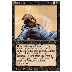 Magic löskort: Revised: Drain Life