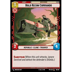 Star Wars: Unlimited Löskort: Twilight of the Republic: Bold Recon Commando