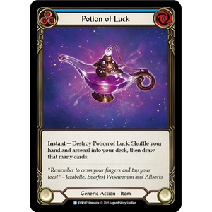 FaB Löskort: Everfest 1st Edition: Potion of Luck (Cold Foil)