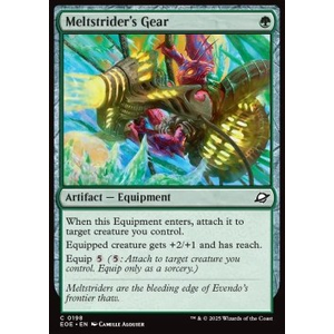 Magic löskort: Edge of Eternities: Meltstrider's Gear (Foil)