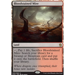 Magic löskort: Khans of Tarkir: Bloodstained Mire