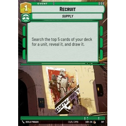 Star Wars: Unlimited Löskort: Spark of Rebellion: Recruit (Hyperspace)