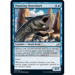 Magic löskort: Ikoria: Lair of Behemoths: Pouncing Shoreshark (Foil)