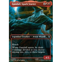 Magic löskort: The Hobbit: Gandalf, Spark Starter (alternative art)