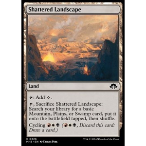 Magic löskort: Modern Horizons 3: Shattered Landscape (Foil)