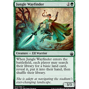 Magic löskort: Battlebond: Jungle Wayfinder