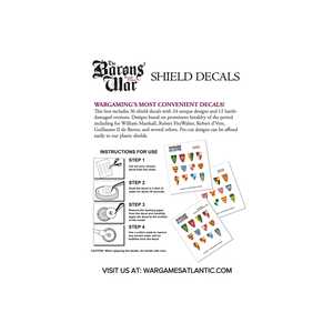 Barons' War Shield Decals (01): Knights #1