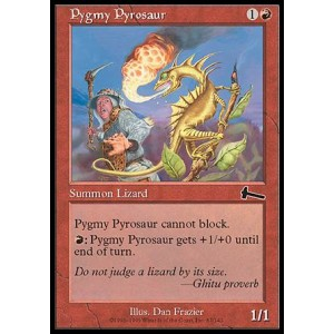 Magic löskort: Urza's Legacy: Pygmy Pyrosaur