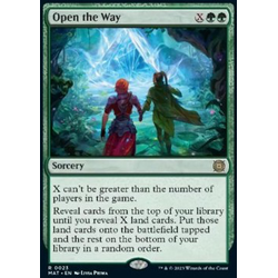Magic löskort: March of the Machine: The Aftermath: Open the Way