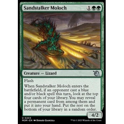 Magic löskort: March of the Machine: Sandstalker Moloch