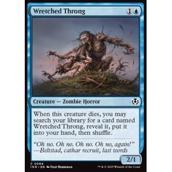 Magic löskort: Magic: Innistrad Remastered: Wretched Throng (Foil)