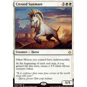 Magic löskort: Hour of Devastation: Crested Sunmare