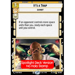 Star Wars: Unlimited Löskort: Jump to Lightspeed: It's a Trap (v.2)