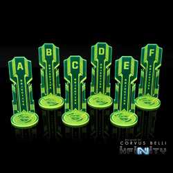 Acrylic Sci Fi Objectives - Fluorescent Green Alpha (6)