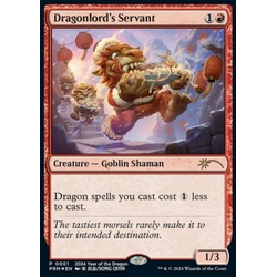 Magic löskort: Promo: Dragonlord's Servant (Foil)