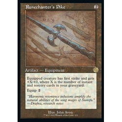Magic löskort: The Brothers' War: Runechanter's Pike (alternative art)