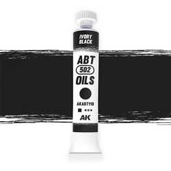 AK Oil Color: Ivory Black