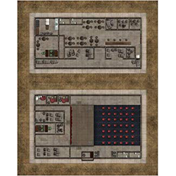 Deadlands: Noir - Office / Warehouse / Theater Combat Map (Savage Worlds)