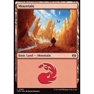 Magic löskort: Tarkir: Dragonstorm: Mountain (v.2) (Foil)