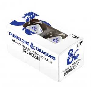 D&D 5.0: Icewind Dale - Heavy Metal D20 Dice Set (2)