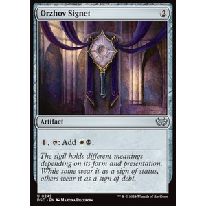 Magic löskort: Commander: Duskmourn: Orzhov Signet