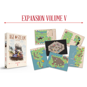 Age of Steam Deluxe: Map Expansion Volume V+VI w. Promo Bundle