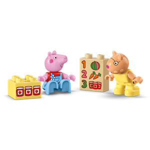 LEGO DUPLO Peppa Pig Traktor och marknad 10468