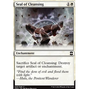 Magic löskort: Eternal Masters: Seal of Cleansing