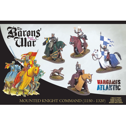 Barons' War: Mounted Knight Command (1150-1320) (plastic) (4)