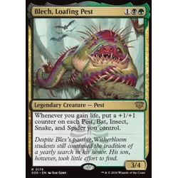 Magic löskort: Secrets of Strixhaven: Blech, Loafing Pest (Foil)