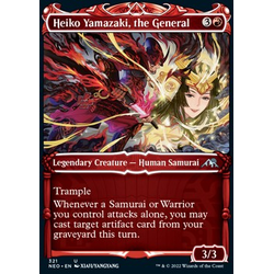 Magic löskort: Kamigawa: Neon Dynasty: Heiko Yamazaki, the General