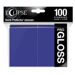 Card Sleeves Standard Gloss Eclipse Royal Purple 66x91mm (100) (Ultra Pro)