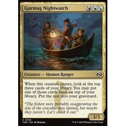 Magic löskort: Tarkir: Dragonstorm: Gurmag Nightwatch (Foil)