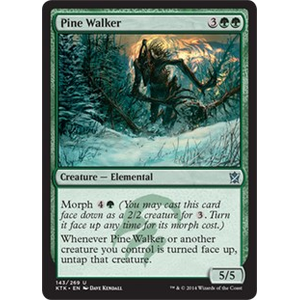Magic löskort: Khans of Tarkir: Pine Walker (Foil)
