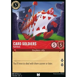 Lorcana Löskort: Rise of the Floodborn: Card Soldiers - Full Deck