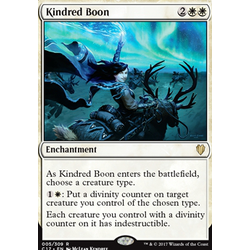Magic löskort: Commander 2017: Kindred Boon
