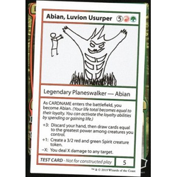 Magic löskort: Mystery Booster: Playtest Cards: Abian, Luvion Usurper