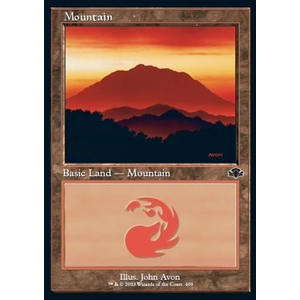 Magic löskort: Dominaria Remastered: Mountain (V.2)