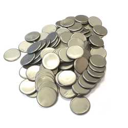 Counting Chips: Silver 15mm (100)