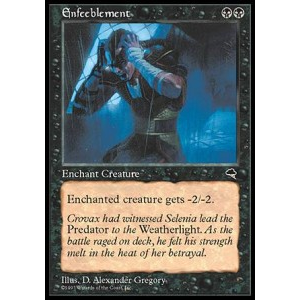 Magic löskort: Tempest: Enfeeblement
