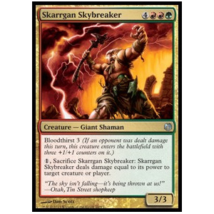 Magic löskort: Duel Decks: Heroes vs. Monsters: Skarrgan Skybreaker