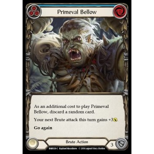 FaB Löskort: Welcome to Rathe - Hero Deck: Primeval Bellow (Blue)