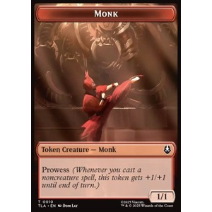Magic löskort: Avatar: The Last Airbender: Food Token // Monk Token (R 1/1)