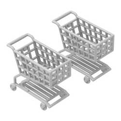 Green Stuff World: Shopping Carts - 3D Printed