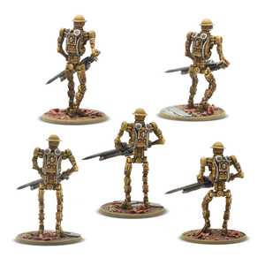 Konflikt '47: British Commonwealth Mk I Automated Infantry with MMG (resin) (5)