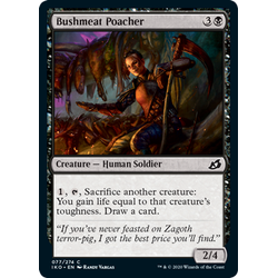 Magic löskort: Ikoria: Lair of Behemoths: Bushmeat Poacher (Foil)
