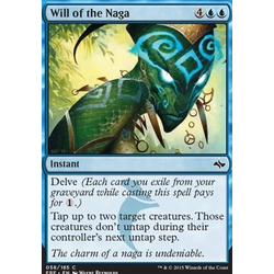 Magic löskort: Fate Reforged: Will of the Naga