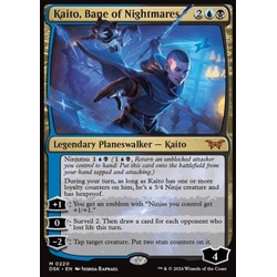 Magic löskort: Duskmourn: House of Horror: Kaito, Bane of Nightmares (Foil)
